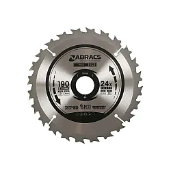 190 x 30 x 24T TCT Blade For Wood