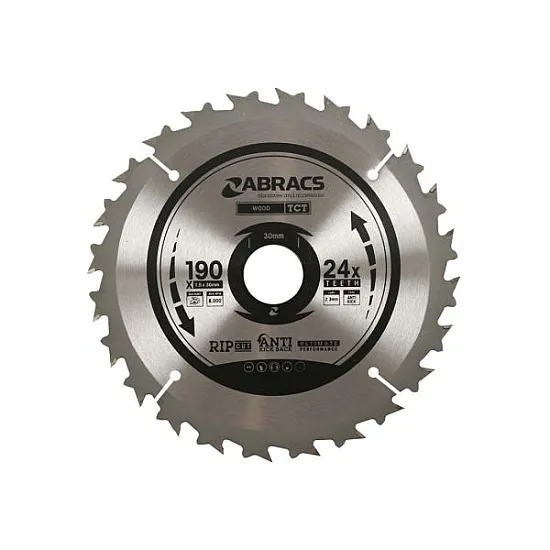 190 x 30 x 24T TCT Blade For Wood 190 x 30 x 24T TCT Blade For Wood