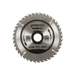 190 x 30 x 40T TCT Blade For Wood