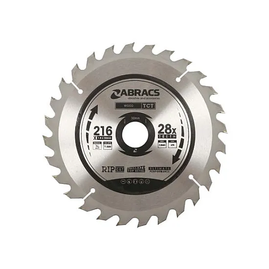 216 x 30 x 28T TCT Blade For Wood 216 x 30 x 28T TCT Blade For Wood