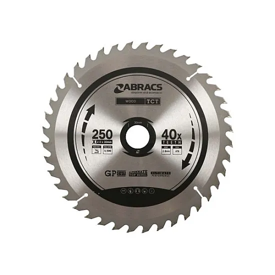 250 x 30 x 40T TCT Blade For Wood 250 x 30 x 40T TCT Blade For Wood