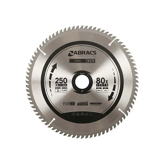 250 x 30 x 80T TCT Blade For Wood 250 x 30 x 80T TCT Blade For Wood