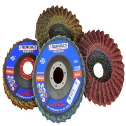 115x22mm Polyrico Discs - Brown Coarse (Pack of 10)
