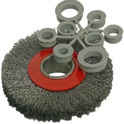 150x20mm Wide Faced Bench Grinder Brush (Pack of 5)