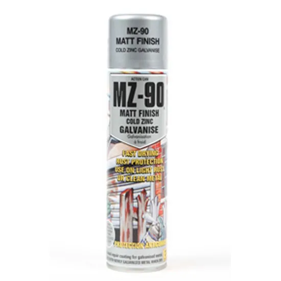 MZ90 Matt Zinc Galvanise Spray 500ml (Pack of 15) MZ90 Matt Zinc Galvanise Spray 500ml (Pack of 15)