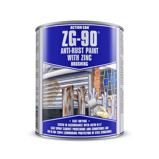 ZG90 Zinc Galvanise Brush On Paint 900ml
