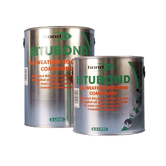 All Weather Roofing Compound - Black 5L (Pack of 4)