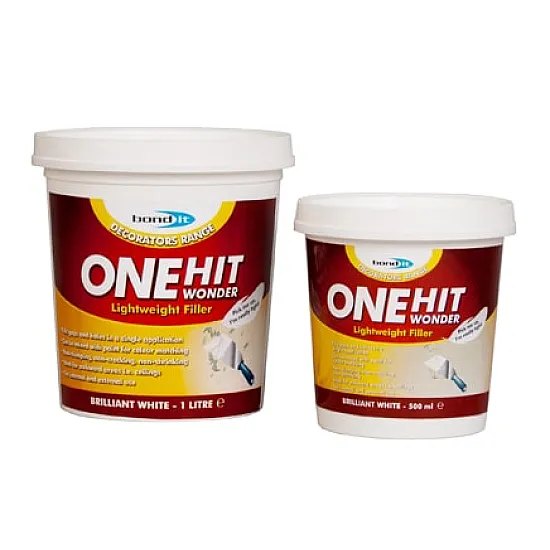 One Hit Wonder Lightweight Filler - White 500ml (Pack of 12) One Hit Wonder Lightweight Filler - White 500ml (Pack of 12)