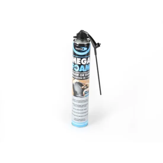 Mega Foam Gun / Aerosol Expanding Foam  - Beige 750ml (Pack of 12)