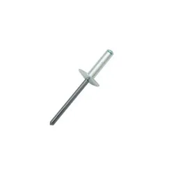 3.2 x 8 Aluminium / Steel Large Flange Multigrip Rivets (Pack of 500)