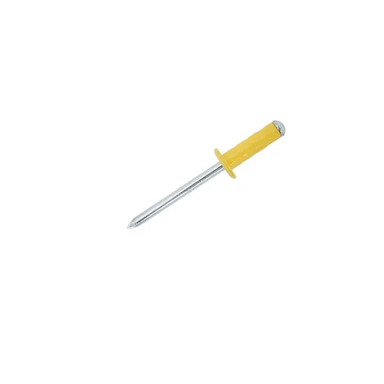 4.8 x 15 Aluminium / Steel Dome Head Multigrip Rivets (Pack of 500) [Aztec Yellow]
