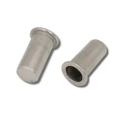 M4 x 17.5 (1.5-3.5) Stainless Steel 304-A2 Countersunk Head Round Knurled Body Closed Rivet Nuts (Pack of 1,000)