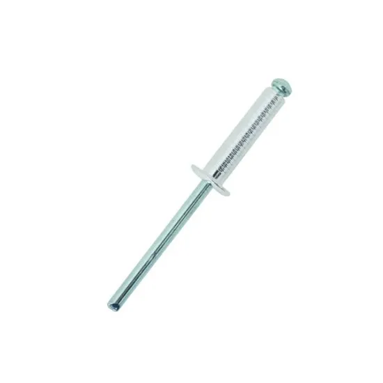4.8 x 25 Aluminium / Steel Dome Head Grooved Rivets (Pack of 250)
