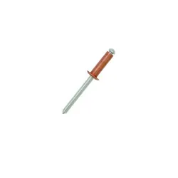 3.2 x 6 Copper / Steel Dome Head Rivets (Pack of 1,000)