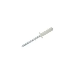 4.8 x 15 Aluminium / Steel Dome Head Multigrip Rivets (Pack of 500) [Hamlet]