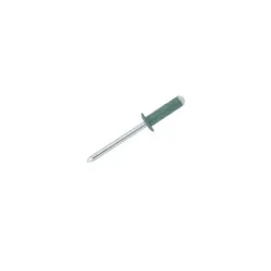 4.8 x 15 Aluminium / Steel Dome Head Multigrip Rivets (Pack of 500) [Jade]