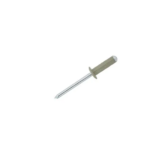 4.8 x 15 Aluminium / Steel Dome Head Multigrip Rivets (Pack of 500) [Moorland Green]