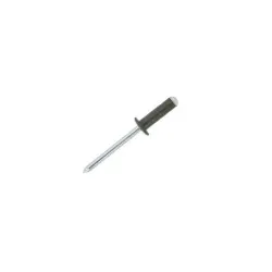 4.8 x 15 Aluminium / Steel Dome Head Multigrip Rivets (Pack of 500) [Olive Green]