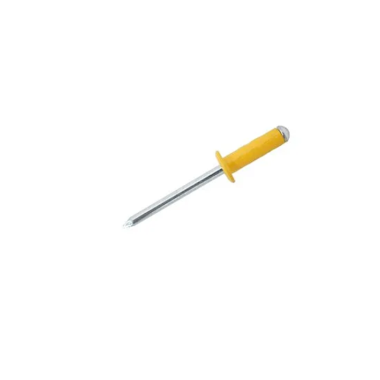 4.8 x 15 Aluminium / Steel Dome Head Multigrip Rivets (Pack of 500) [Saffron]