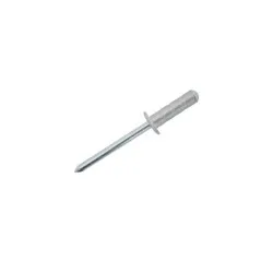 4.8 x 15 Aluminium / Steel Dome Head Multigrip Rivets (Pack of 500) [Silver]