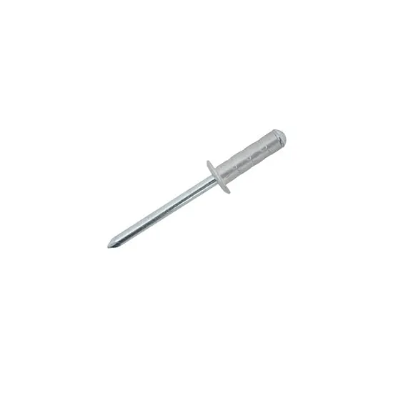 4.8 x 15 Aluminium / Steel Dome Head Multigrip Rivets (Pack of 500) [Silver]