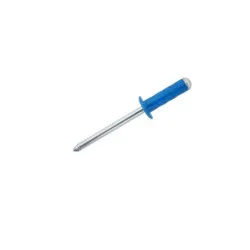 4.8 x 15 Aluminium / Steel Dome Head Multigrip Rivets (Pack of 500) [Solent Blue]