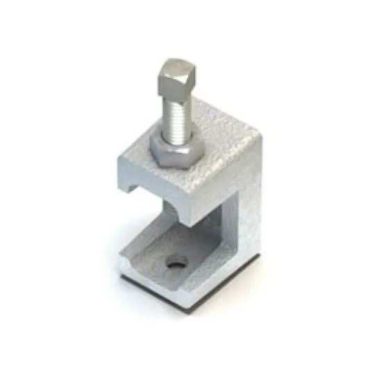 Lindapter LC Flange Clamp (Lindiclip) - M8 Zinc Plated (Pack of 1)