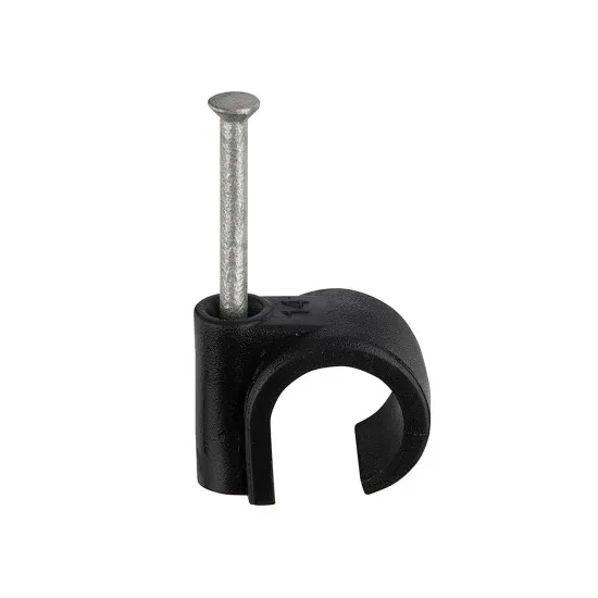 3.5mm UF Black Round Cable Clips [Pack of 1,000]