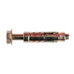 M8x40L Loose Bolt Shield Anchors Zinc Plated (5x Pack of 6)