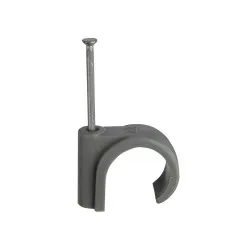 16mm UF Grey Masonry Nail Pipe Clips [Pack of 100]