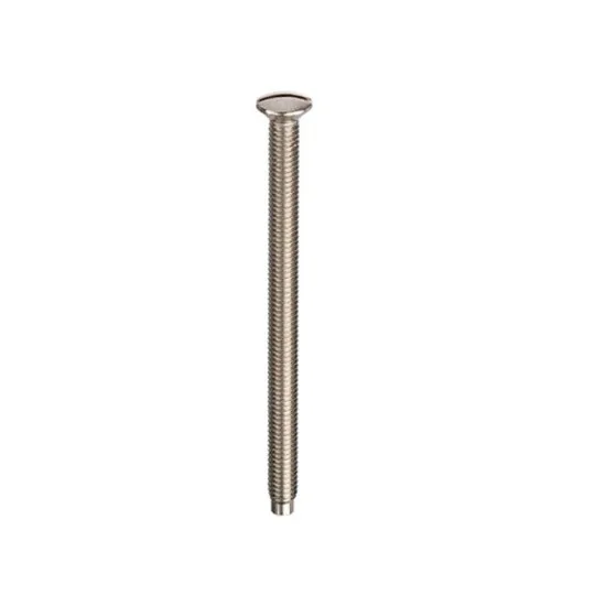 M3.5 x 35 Raised Countersunk Slotted Machine Screw (Pack of 100) [Nickel Plated]