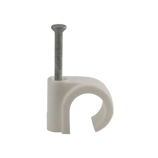 14mm UF White Round Cable Clips [Pack of 100]