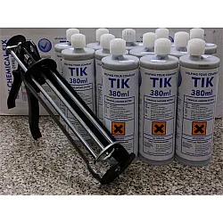 TIK Chemical Fix 400ml Resin [Includes Free Applicator Gun] (Pack of 12)