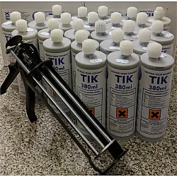 TIK Chemical Fix 400ml Resin [Includes Free Resin Applicator Gun] (Pack of 24)