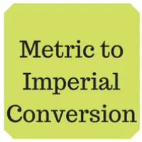 Metric & Imperial Conversion Table